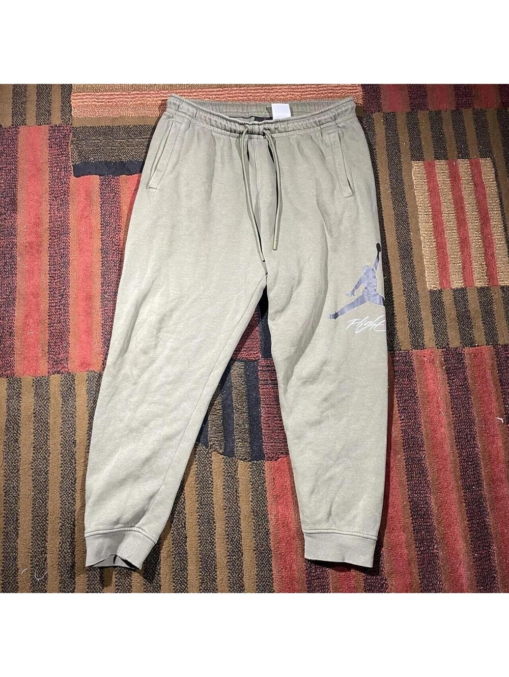 Jordan Joggers Mens L Gray